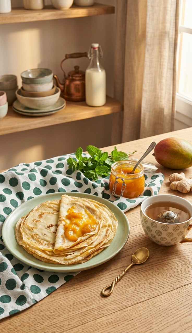 Crêpes aux zestes d'agrumes