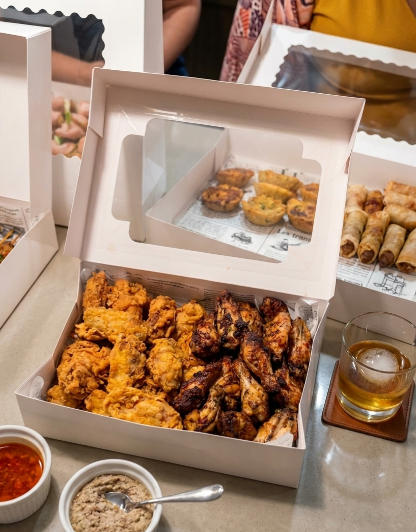 Ailes de poulet marinées et panées