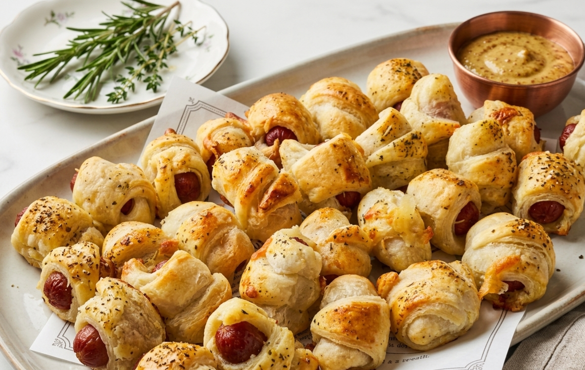 Minis rouleaux de saucisses