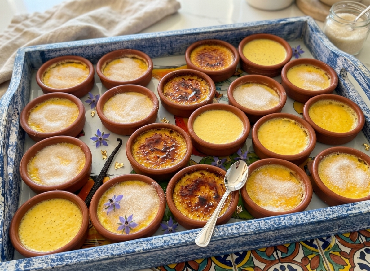 Minis crèmes brûlées vanille