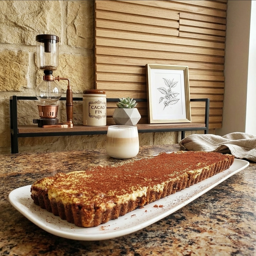 Tarte tiramisu speculoos